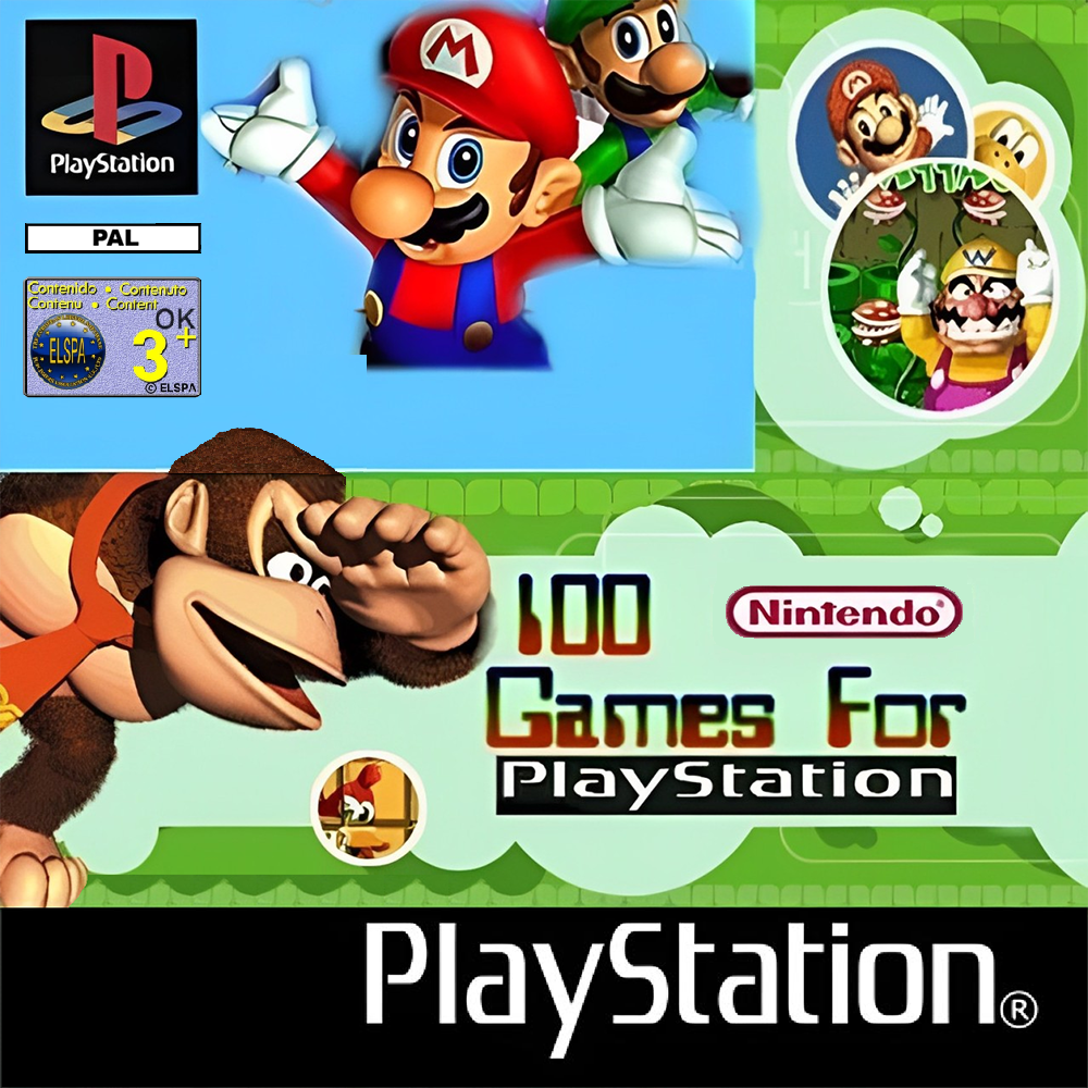 100 Nintendo Games For  Playstation