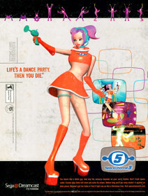Space Channel 5 - Advertisement Flyer - Front