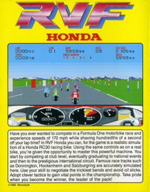 RVF Honda - Box - Back