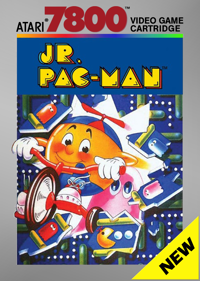 Jr. Pac-Man - Box - Front - Reconstructed