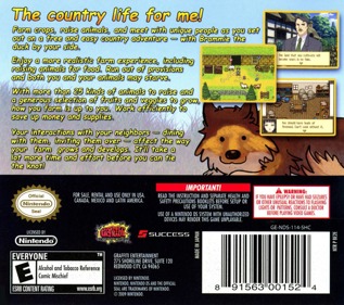 Shepherd's Crossing 2 DS - Box - Back