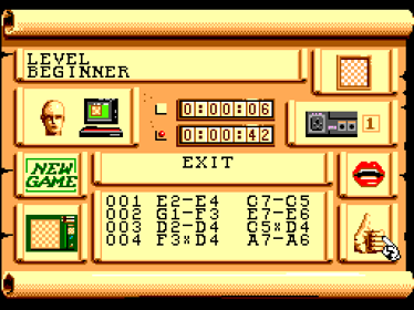 Sega Chess - Screenshot - Game Select