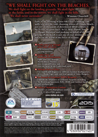 Medal of Honor: Allied Assault - Box - Back