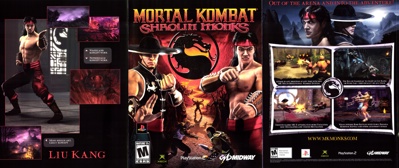 Mortal Kombat: Shaolin Monks - Advertisement Flyer - Front
