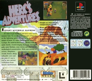 Herc's Adventures - Box - Back Image