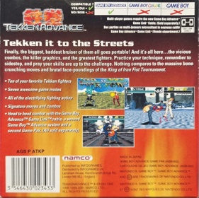 Tekken Advance - Box - Back