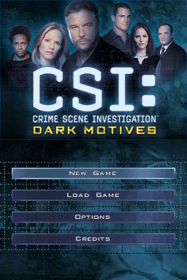 CSI: Dark Motives - Screenshot - Game Title