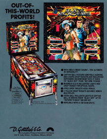 Buck Rogers - Advertisement Flyer - Back