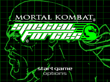 Mortal Kombat: Special Forces - Screenshot - Game Title Image