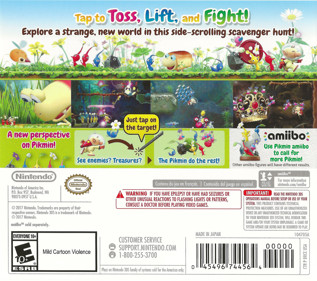Hey! Pikmin - Box - Back
