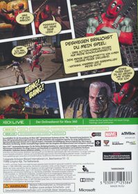 Deadpool - Box - Back