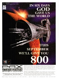 Pax Imperia: Eminent Domain - Advertisement Flyer - Front