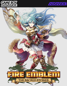Fire Emblem: The Sacred Stones - Fanart - Box - Front