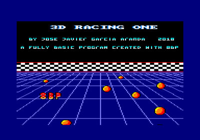 3D Racing One - Screenshot - Game Title