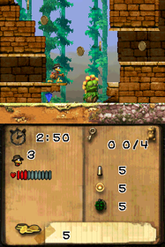 Crazy Chicken: Jump'n Run: Atlantis Quest - Screenshot - Gameplay