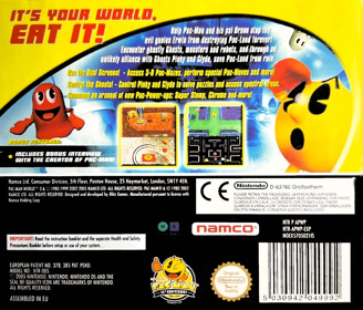 Pac-Man World 3 - Box - Back