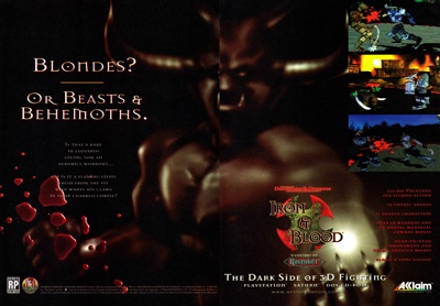 Iron & Blood: Warriors of Ravenloft - Advertisement Flyer - Front