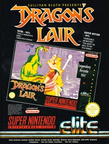 Dragon's Lair - Advertisement Flyer - Front