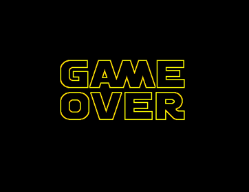 Star Wars Arcade - Screenshot - Game Over