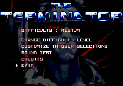 The Terminator - Screenshot - Game Select Image