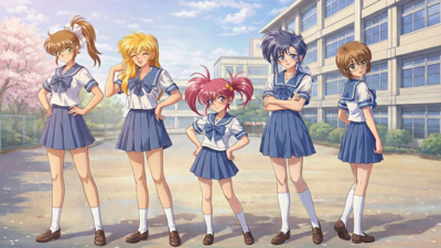 Nage Libre: Seijaku no Suishin - Fanart - Background