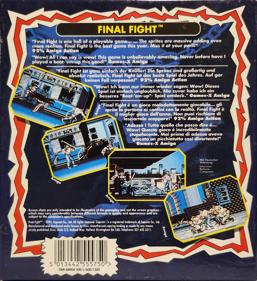 Final Fight - Box - Back