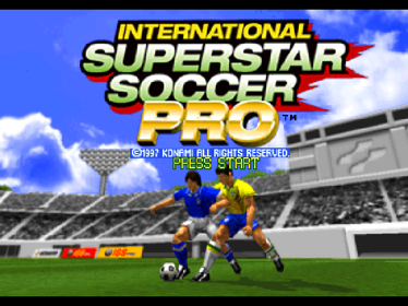 Goal Storm '97 - Screenshot - Game Title
