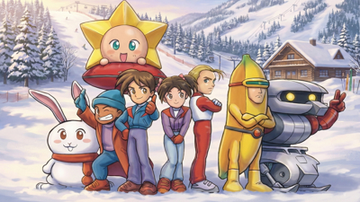 WakuWaku Ski Wonder Spur - Fanart - Background
