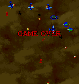 Strikers 1945 - Screenshot - Game Over