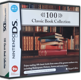 100 Classic Books - Box - 3D Image