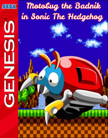 Motobug the Badnik in Sonic The Hedgehog - Fanart - Box - Front