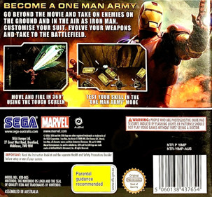Iron Man - Box - Back