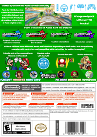 Mario Kart Wii Deluxe X: Green Edition - Box - Back Image