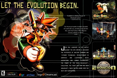 Evolution: The World of Sacred Device - Advertisement Flyer - Front
