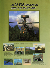 Jane's Combat Simulations: AH-64D Longbow - Advertisement Flyer - Front