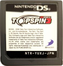 Top Spin 3 - Cart - Front
