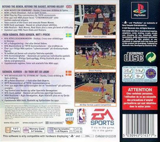 NBA Live 98 - Box - Back Image