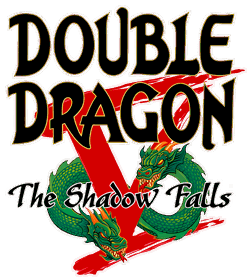 Double Dragon V: The Shadow Falls - Clear Logo