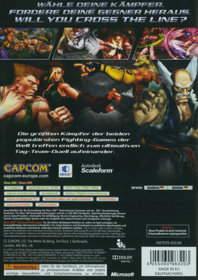 Street Fighter X Tekken - Box - Back