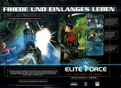 Star Trek: Voyager: Elite Force - Advertisement Flyer - Front