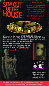 Stay Out of the House - Box - Back