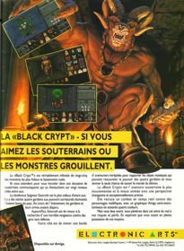 Black Crypt - Advertisement Flyer - Front