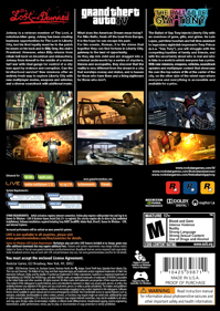 Grand Theft Auto IV: The Complete Edition - Box - Back Image
