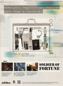 Soldier of Fortune - Advertisement Flyer - Front
