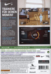 Nike+ Kinect Training - Box - Back