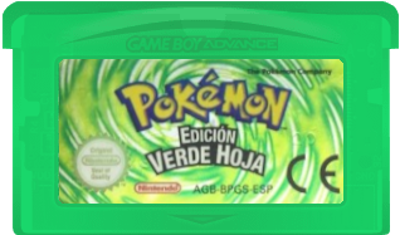 Pokémon LeafGreen Version - Cart - Front