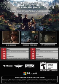 Indiana Jones and the Great Circle - Fanart - Box - Back