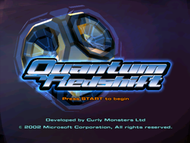 Quantum Redshift - Screenshot - Game Title