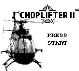 Choplifter II: Rescue Survive - Screenshot - Game Title Image