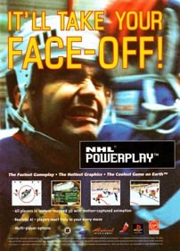 NHL Powerplay '96 - Advertisement Flyer - Front